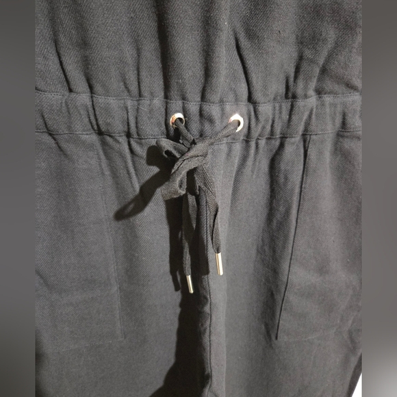 n: PHILANTHROPY Gingham Jumpsuit in Black Cat Size Wms Small Drawstring NWT - Picture 2 of 10